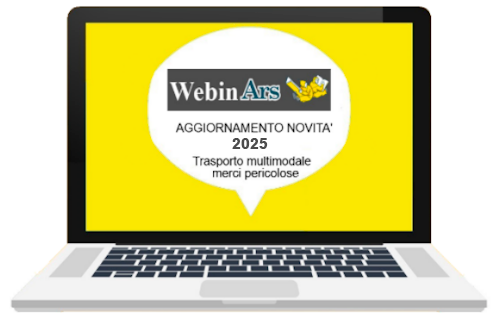 WEBINAR:   PRESENTAZIONE DELLE NOVITA' 2025 nel trasporto multimodale di merci pericolose