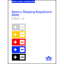 IATA Battery Shipping Regulations (BSR) 2025 - Book (English)